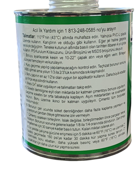 Pvc Yapıştırıcısı Weld On 717 PVC U 1040Grams