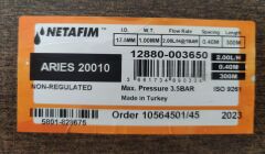 Arıes™ 20010 ( 20 Mm 40 Cm 2lt/h 300 Metre ) Çok Yıllık Yuvarlak Damla Sulama Borusu