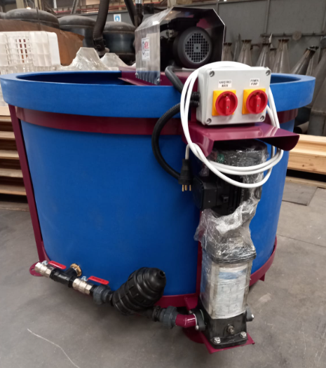 ACR Acar Karıştırıcılı ve Pompalı (Çift Motorlu) Plastik Gübre Tankı 1 ton (1000 lt)