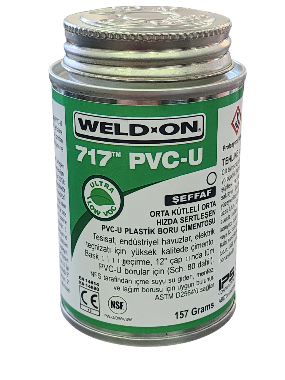 Pvc Yapıştırıcısı Weld On 717 PVC U 157 Gram