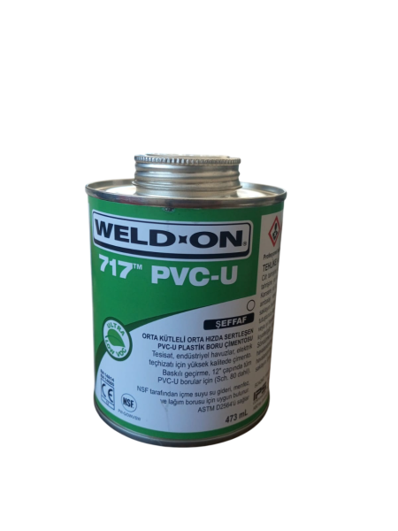 Weld-On Pvc Yapıştırıcısı 717 PVC U 473ml