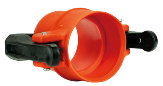 Mandallı Yağmurlama Borusu  Erkek Başlık 75 mm (Plastik Mandallı)