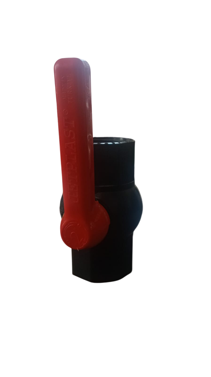 Jetplast Küresel Vana Plastik Kollu 63mm