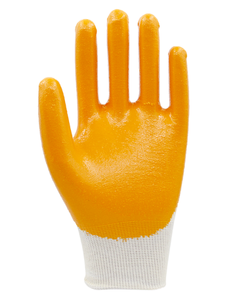 K40 Nitril Kaplı Pamuk ve Polyester Örgü Eldiven (9/L)