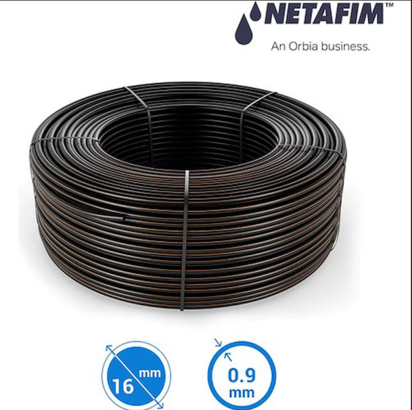 NETAFİM ARİES 16MM 2L/H 50CM 400M ÇOK YILLIK YUVARLAK DAMLA SULAMA BORUSU