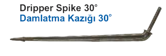Palaplast Damlatma Kazığı 30°