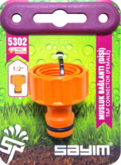 Bahçe Hortumu Otomatik Musluk Bağlantı Dişi 1/2 5302