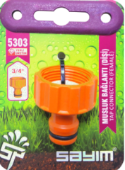 Bahçe Hortumu Otomatik Musluk Bağlantı Dişi 3/4 5303